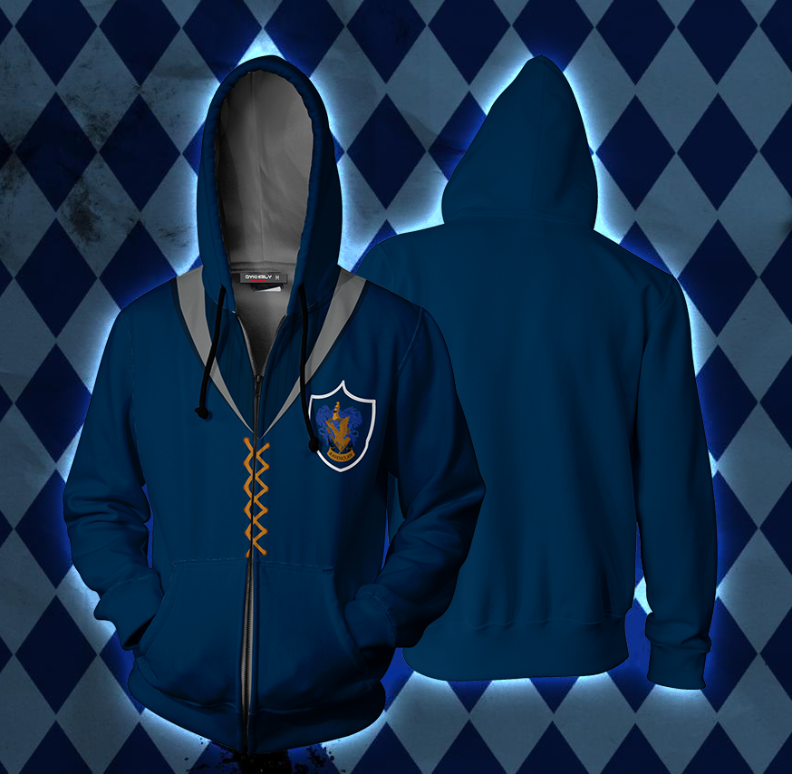 The Ravenclaw Quidditch Team Harry Potter Zip Up Hoodie