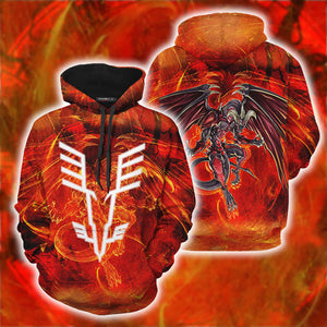 Yu-Gi-Oh! Red Dragon Archfiend The Mark Of The Wings 3D Hoodie