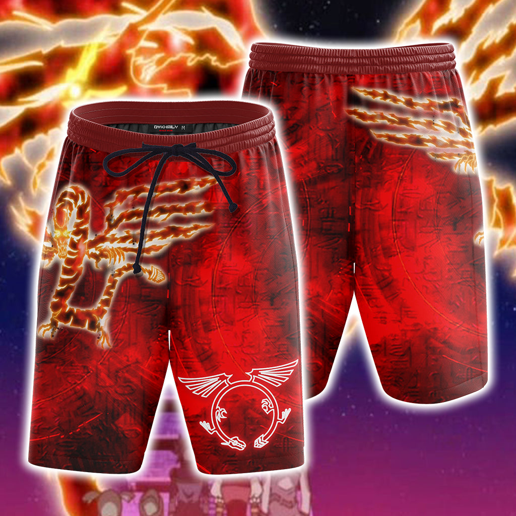 Yu-Gi-Oh! Crimson Dragon Beach Shorts