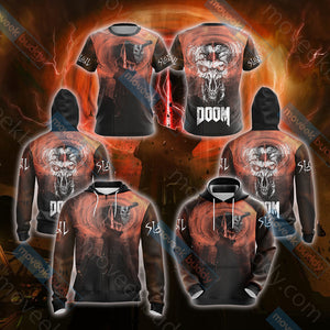 Doom - Icon of Sin Unisex Zip Up Hoodie Jacket