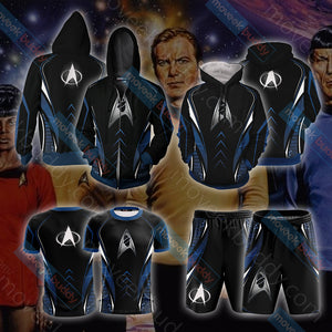 Star Trek - Sciences Unisex Zip Up Hoodie Jacket