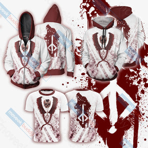 Bloodborne - Hunter's Mark Unisex Zip Up Hoodie Jacket