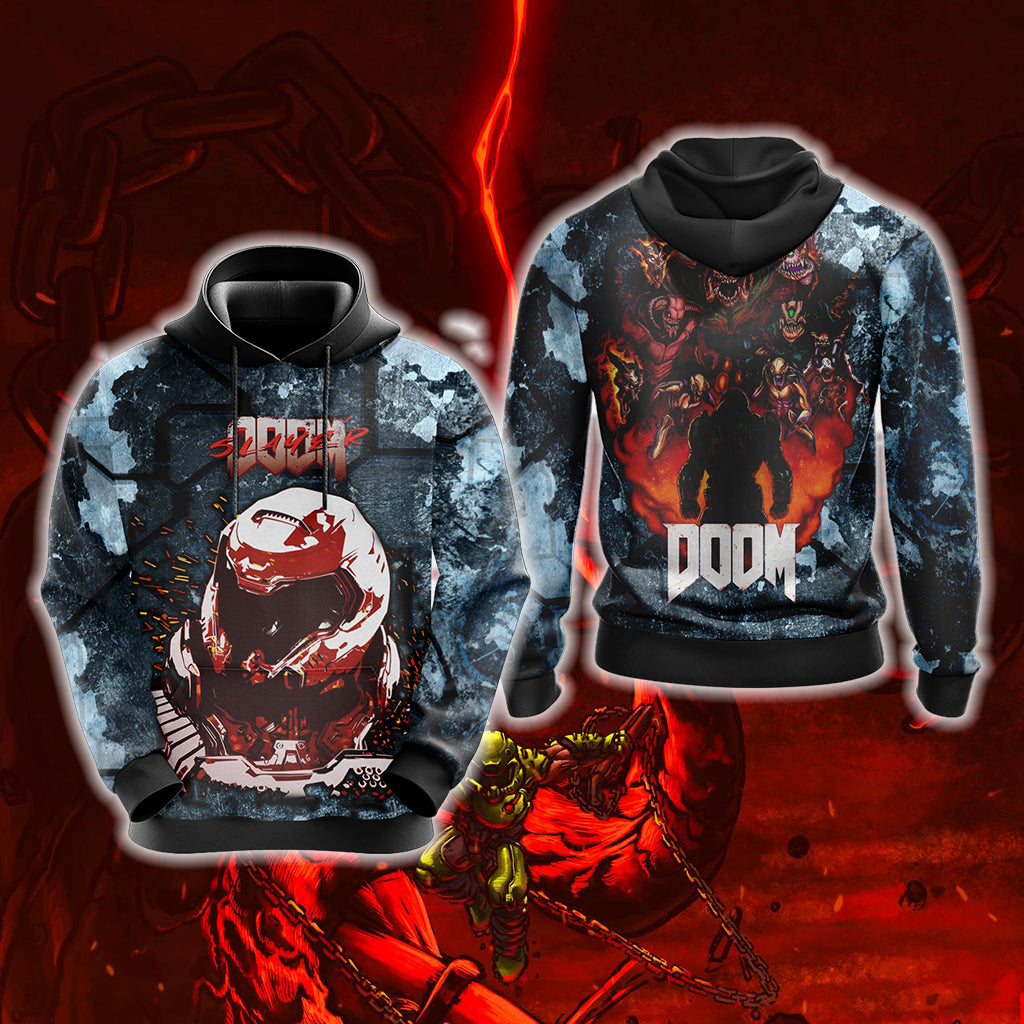 Doom Slayer Unisex 3D Hoodie