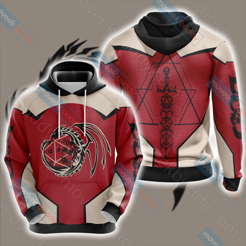 Dungeons And Dragons Unisex 3D Hoodie