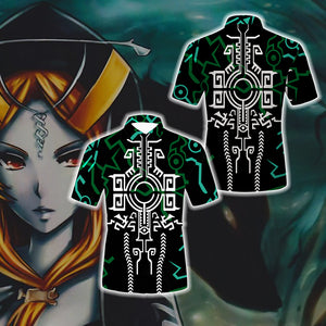 The Legend of Zelda Midna Unisex Hawaiian Shirt Beach Shorts