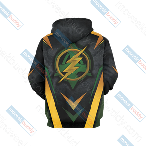 Arrow and Flash New Version Unisex 3D Hoodie
