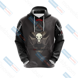 Overwatch - Reaper Unisex 3D Hoodie