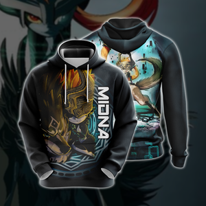 The Legend Of Zelda Midna And Link Wolf Unisex 3D T-shirt