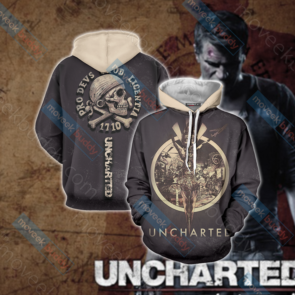 Uncharted Unisex 3D Hoodie