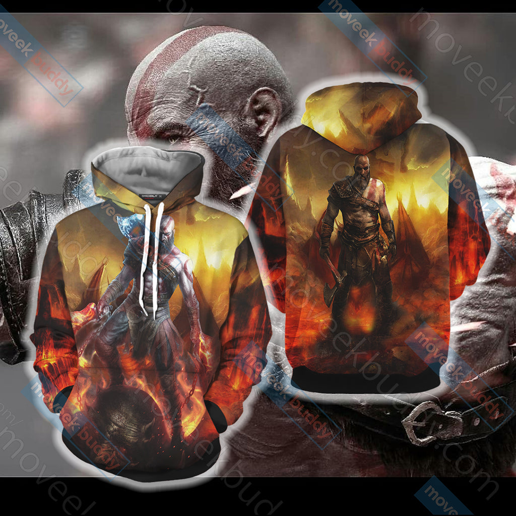 God Of War - Kratos Unisex 3D Hoodie