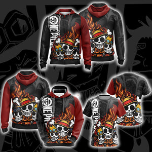 One Piece - Luffy, Sabo, Ace New Unisex 3D Hoodie