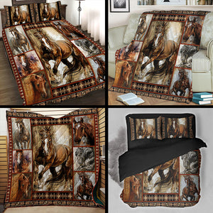 Horse Lovers 3D Bed Set