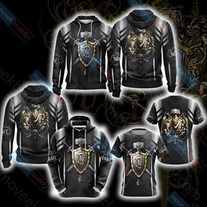 World Of Warcraft - For the Alliance New Look Unisex 3D Hoodie