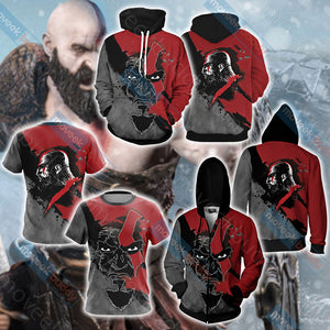 God Of War - Kratos New Version Unisex 3D Hoodie