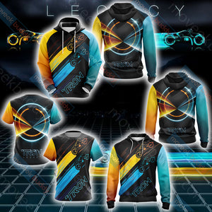 Tron Legacy Unisex Zip Up Hoodie Jacket