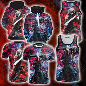 Devil May Cry - Dante Unisex 3D Tank Top