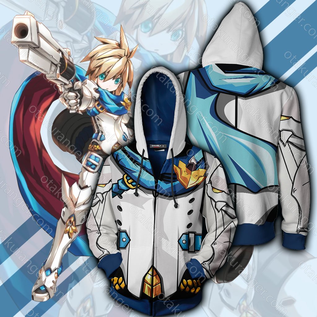 Elsword Chung DC Deadly Chaser Cosplay Zip Up Hoodie Jacket