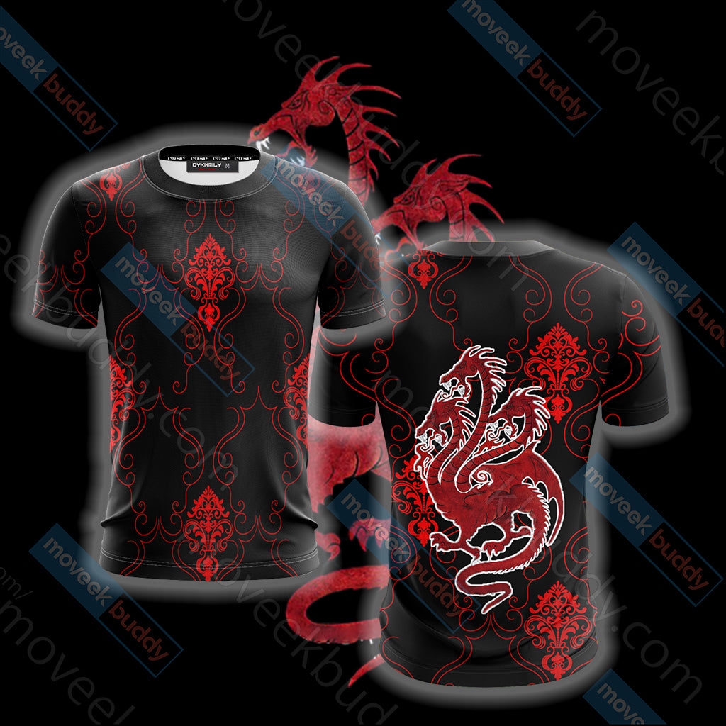 House Targaryen Dragon Game Of Thrones Unisex 3D T-shirt