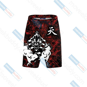Street Fighter Akuma Beach Shorts