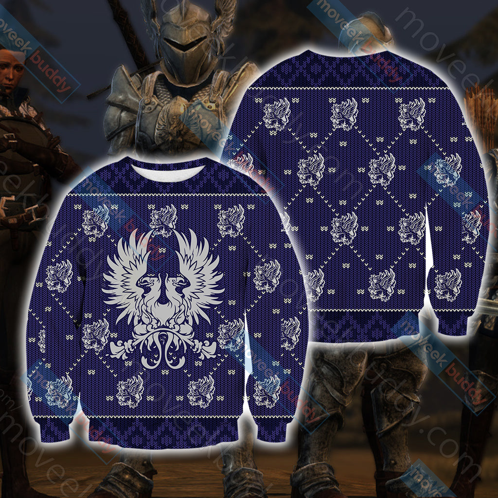 Dragon Age - Grey Wardens Unisex 3D Sweater