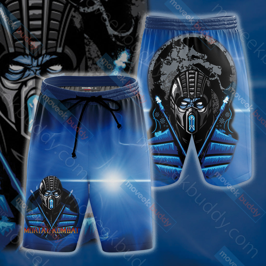 Mortal Kombat Subzero New Look 3D Beach Shorts