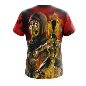 Mortal Kombat - Scorpio Unisex 3D T-shirt