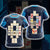 Digimon Monster - Knights of Yggdrasil Unisex 3D T-shirt