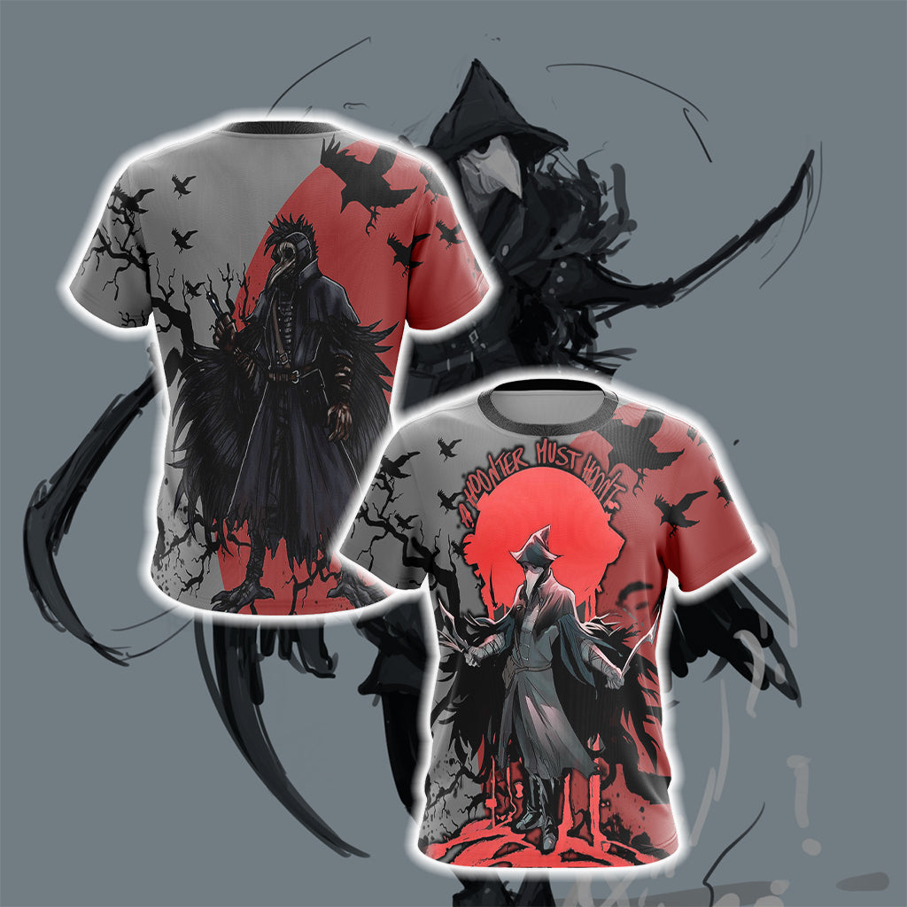 Bloodborne - Plague Doctor Hoot Unisex 3D T-shirt