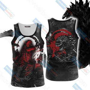 Godzilla King Of The Monsters New Version 3D Tank Top
