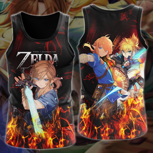 The Legend of Zelda Video Game 3D All Over Print T-shirt Tank Top Zip Hoodie Pullover Hoodie Hawaiian Shirt Beach Shorts Jogger