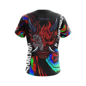 Cyberpunk 2077 - Samurai logo Unisex 3D T-shirt