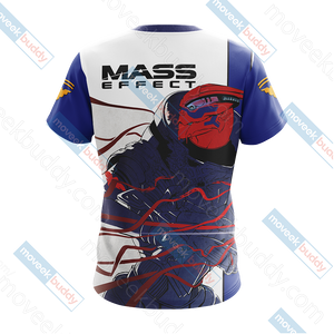 Mass Effect - Garrus Vakarian Unisex 3D T-shirt