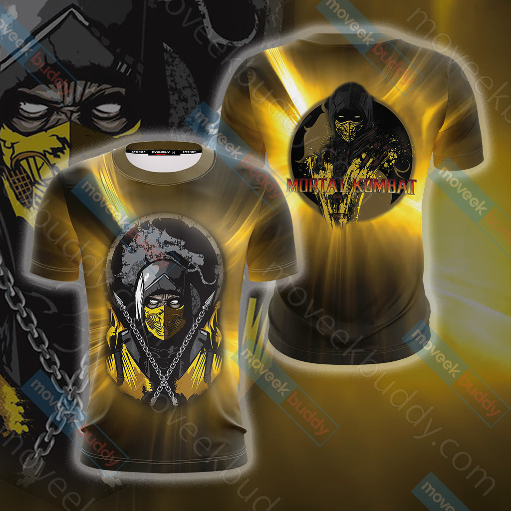 Mortal Kombat Scorpion New Look Unisex 3D T-shirt