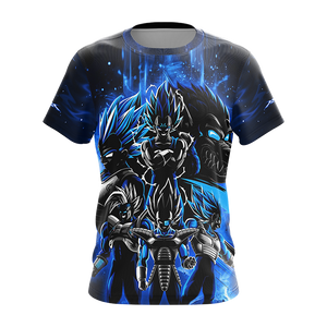 Dragon Ball Vegeta Unisex 3D T-shirt Zip Hoodie Media 1 of 8