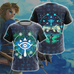 The Legend Of Zelda - Sheikah Eye Unisex 3D T-shirt Zip Hoodie Pullover Hoodie