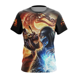 Mortal Kombat - Scorpion vs Sub-Zero 3D T-shirt