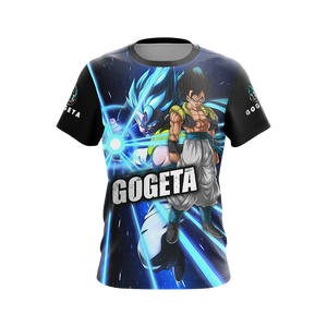 Products Dragon Ball Gogeta, Vegeta, and Goku Unisex 3D T-shirt Zip Hoodie