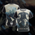 The Elder Scrolls: Skyrim Unisex 3D T-shirt