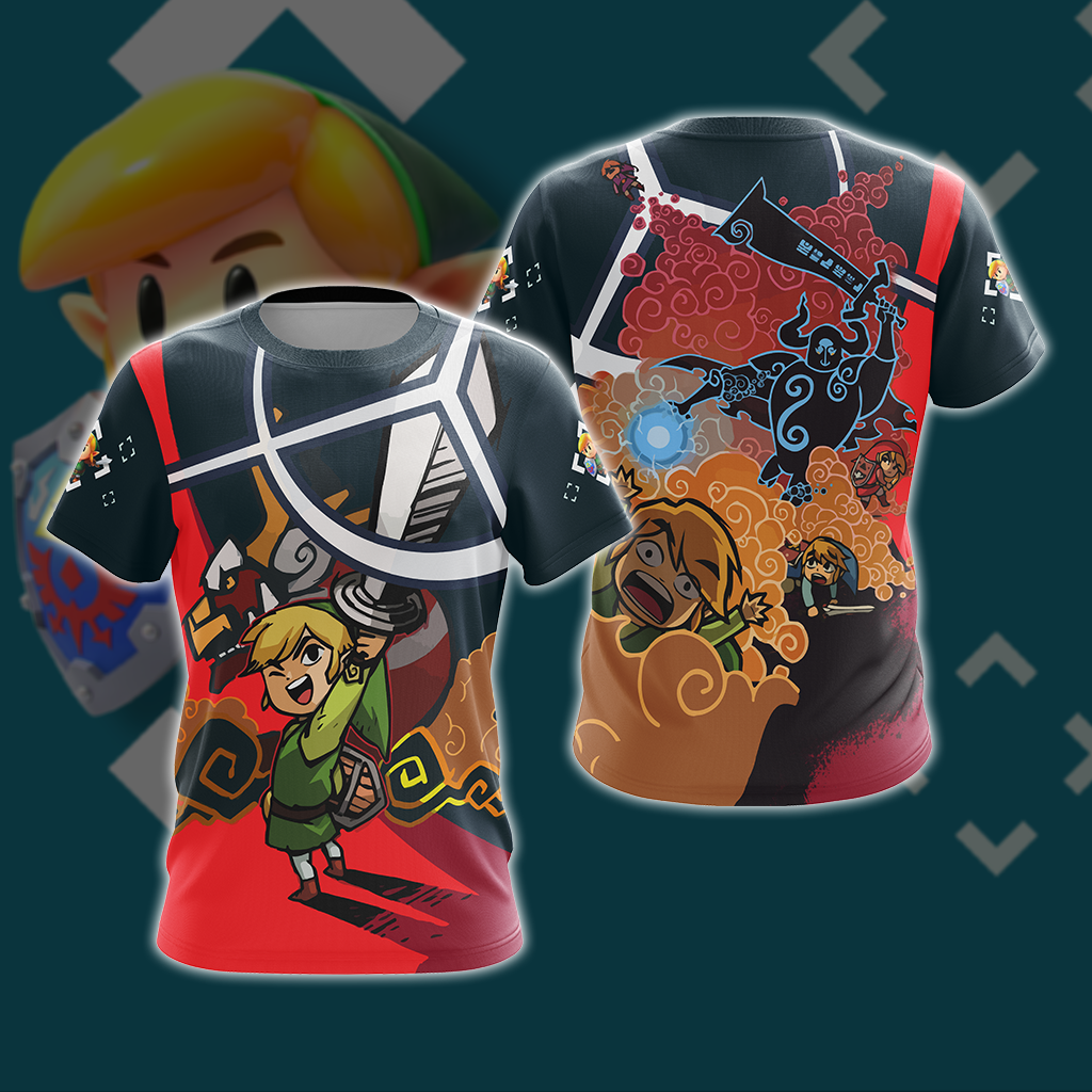 The legend of Zelda Unisex 3D T-shirt Zip Hoodie Pullover Hoodie