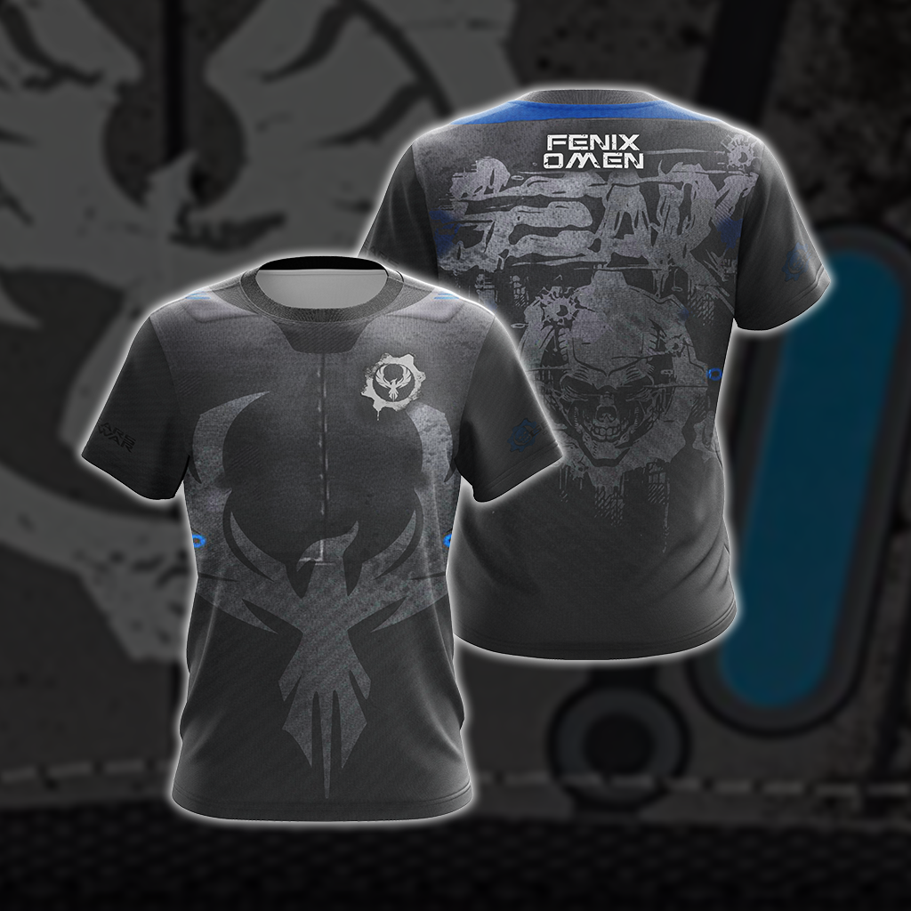 Gears of War - Phoenix Omen Unisex 3D T-shirt