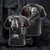 The Witcher - Geralt: "Evil Is Evil" Unisex 3D T-shirt Zip Hoodie 