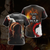 God Of War Character Unisex 3D T-shirt