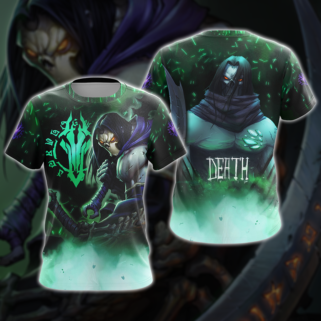 Darksiders Death Unisex 3D T-shirt Zip Hoodie