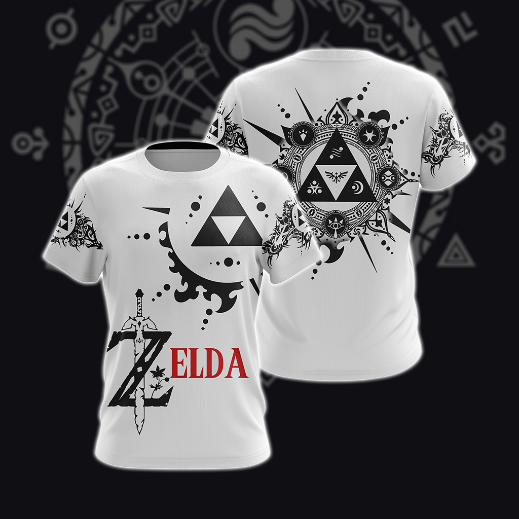 The Legend Of Zelda T-shirt Zip Hoodie Pullover Hoodie