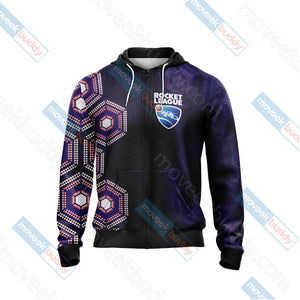 Rocket League Unisex Zip Up Hoodie