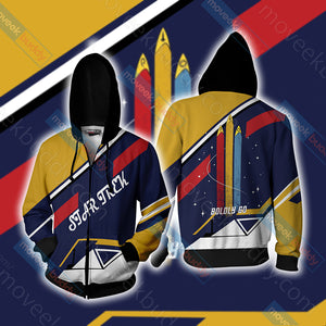 Star Trek New Unisex Zip Up Hoodie Jacket