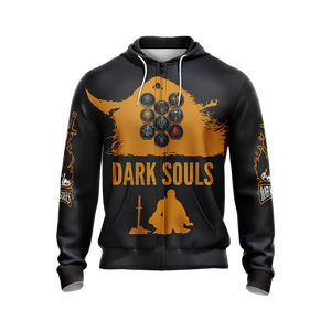 Dark Souls Game Convenants Unisex Zip Up Hoodie