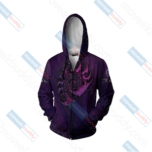 StarCraft - Zerg Symbol Unisex Zip Up Hoodie Jacket