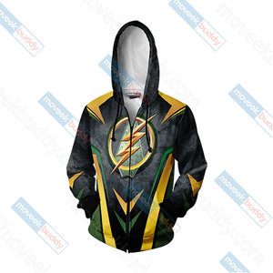 Arrow and Flash New Version Unisex Zip Up Hoodie Jacket