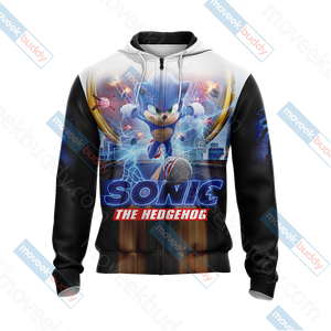 Sonic the Hedgehog (2020) Unisex Zip Up Hoodie Jacket